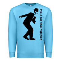 Ocean Blue Original Rude Boy Style Premium Sweatshirt - artisFamous