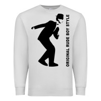 Dove Grey Original Rude Boy Style Premium Sweatshirt - artisFamous