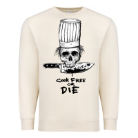 Bourdain Cook Free Or Die Premium Sweatshirt | Teevron