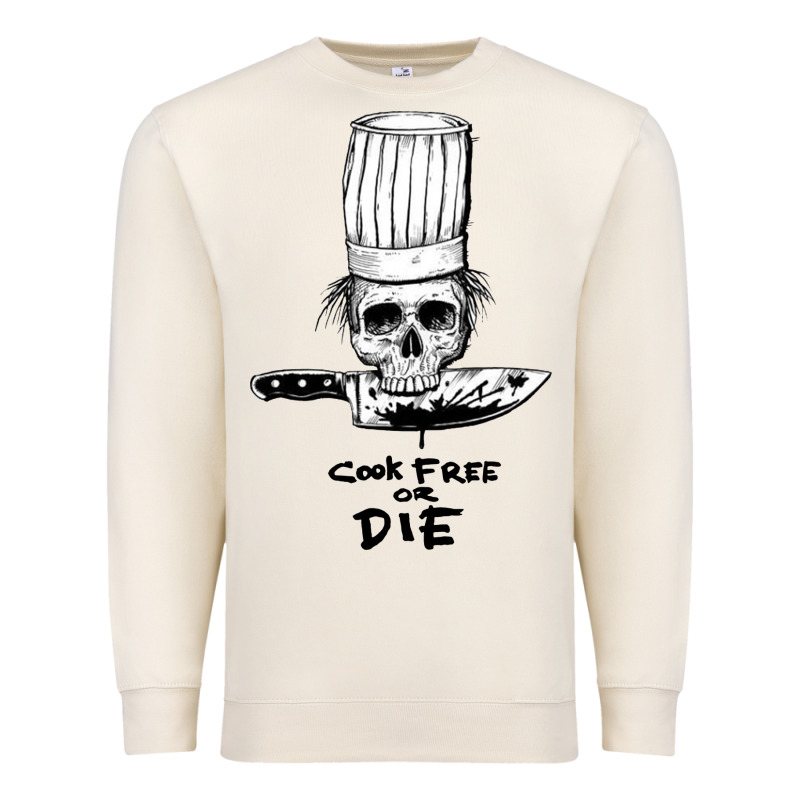 Bourdain Cook Free Or Die Premium Sweatshirt by artisFamous | Teevron