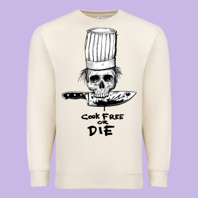 Bourdain Cook Free Or Die Premium Sweatshirt Designed By Artisfamous