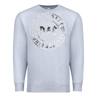 Heather Grey DASHBOARD CONFESSIONAL Premium Sweatshirt - artisFamous