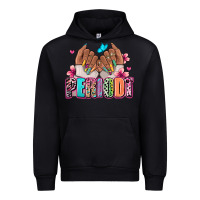 Periodt Afro Woman Nail Art Urban Hoodie | Teevron