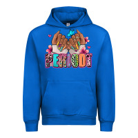 Cobalt Periodt afro woman nail art Urban Hoodie - RanaPortraitStore