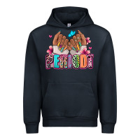 Navy Periodt afro woman nail art Urban Hoodie - RanaPortraitStore