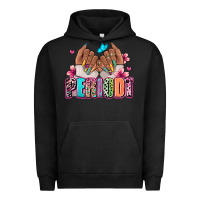 Pigment Black Periodt afro woman nail art Urban Hoodie - RanaPortraitStore