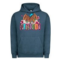 Pigment Midnight Navy Periodt afro woman nail art Urban Hoodie - RanaPortraitStore