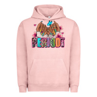 Pigment Salmon Periodt afro woman nail art Urban Hoodie - RanaPortraitStore