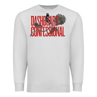 Dove Grey DASHBOARD CONFESSIONAL Premium Sweatshirt - artisFamous