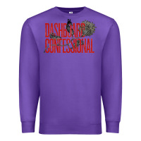 Purple DASHBOARD CONFESSIONAL Premium Sweatshirt - artisFamous