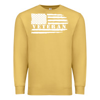 Antique Gold american veteran, patriotic american tee, army style sweatshirt Premium Sweatshirt - artisFamous
