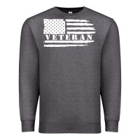 Charcoal Heather american veteran, patriotic american tee, army style sweatshirt Premium Sweatshirt - artisFamous