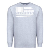 Heather Grey american veteran, patriotic american tee, army style sweatshirt Premium Sweatshirt - artisFamous