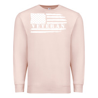 Pale Pink american veteran, patriotic american tee, army style sweatshirt Premium Sweatshirt - artisFamous