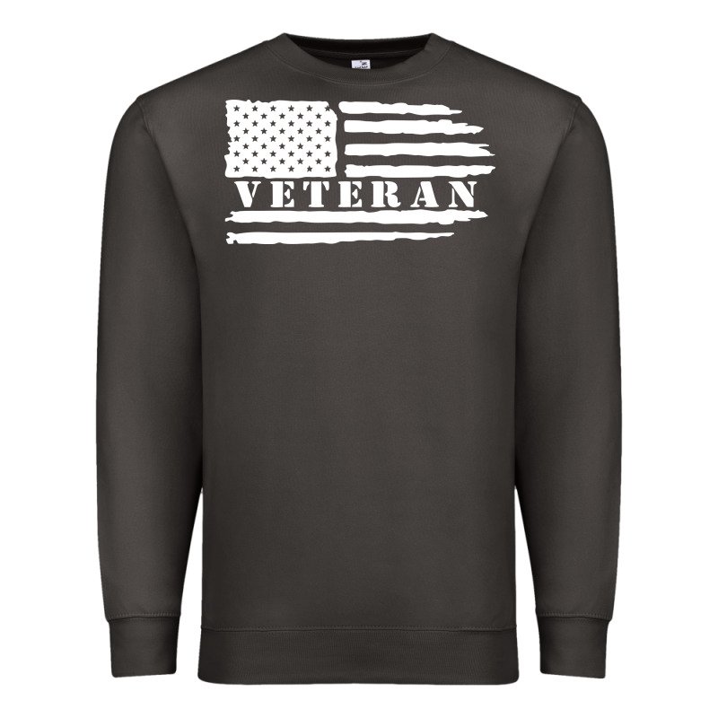 American Veteran, Patriotic American Tee, Army Style Sweatshirt Premium Sweatshirt by artisFamous | Teevron