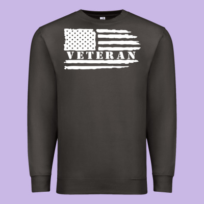 American Veteran, Patriotic American Tee, Army Style Sweatshirt Premium Sweatshirt Designed By Artisfamous