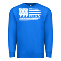True Royal american veteran, patriotic american tee, army style sweatshirt Premium Sweatshirt - artisFamous