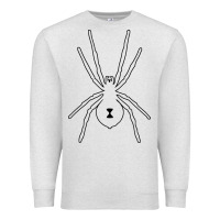 Oatmeal Heather black widow Premium Sweatshirt - artisFamous