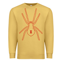 Antique Gold black widow Premium Sweatshirt - artisFamous