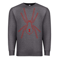 Charcoal Heather black widow Premium Sweatshirt - artisFamous