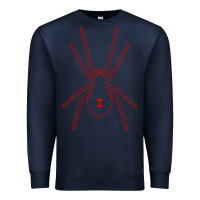 Navy black widow Premium Sweatshirt - artisFamous