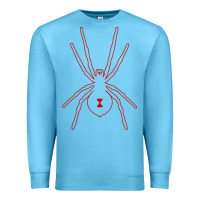 Ocean Blue black widow Premium Sweatshirt - artisFamous