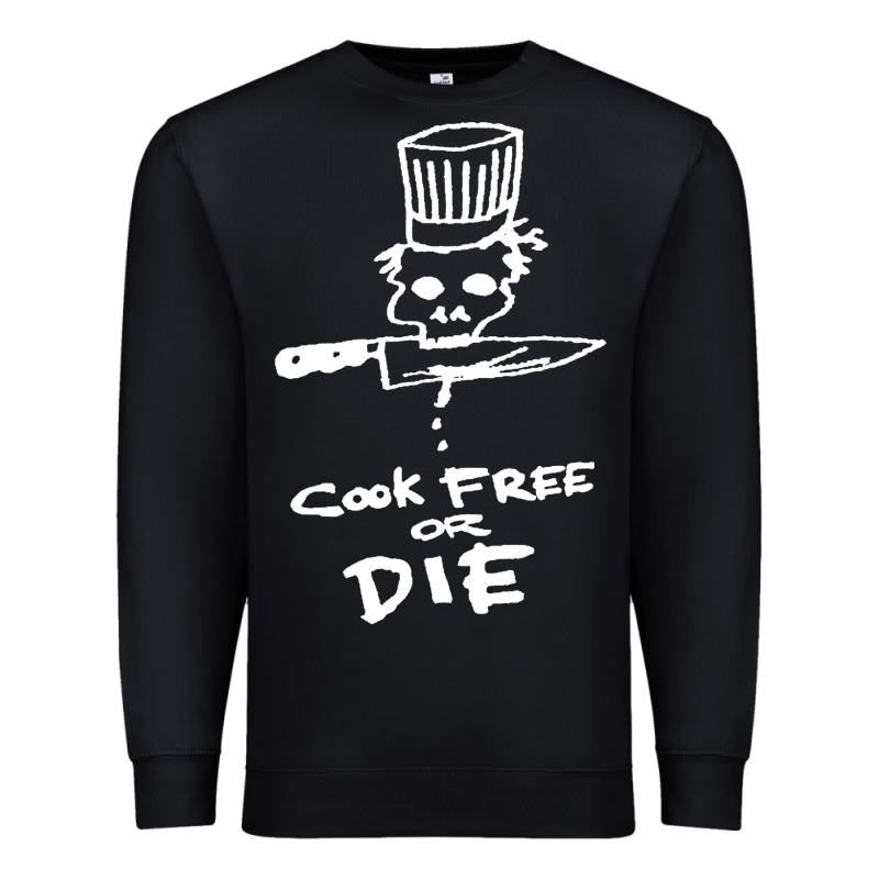 Bourdain Cook Free Or Die Premium Sweatshirt by artisFamous | Teevron