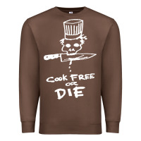 Chestnut bourdain cook free or die Premium Sweatshirt - artisFamous