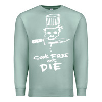 Seafoam bourdain cook free or die Premium Sweatshirt - artisFamous
