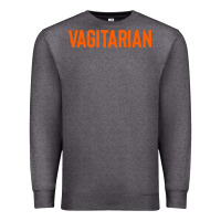 Charcoal Heather vagitarian Premium Sweatshirt - artisFamous