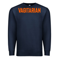 Navy vagitarian Premium Sweatshirt - artisFamous