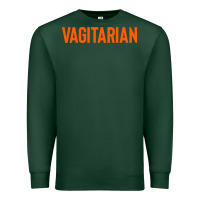 Sports Green vagitarian Premium Sweatshirt - artisFamous