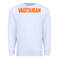 White vagitarian Premium Sweatshirt - artisFamous