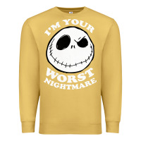 Antique Gold j.a.c.k  skel.ling.ton  worst nightmare t shirt Premium Sweatshirt - artisFamous