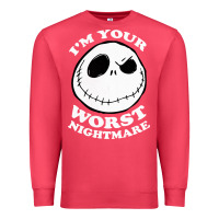 Cardinal j.a.c.k  skel.ling.ton  worst nightmare t shirt Premium Sweatshirt - artisFamous