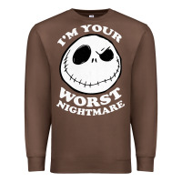 Chestnut j.a.c.k  skel.ling.ton  worst nightmare t shirt Premium Sweatshirt - artisFamous