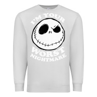 Dove Grey j.a.c.k  skel.ling.ton  worst nightmare t shirt Premium Sweatshirt - artisFamous