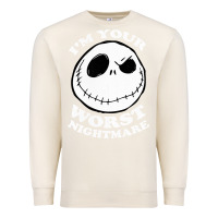 Sandshell j.a.c.k  skel.ling.ton  worst nightmare t shirt Premium Sweatshirt - artisFamous