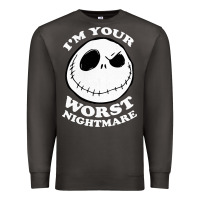 Smoke j.a.c.k  skel.ling.ton  worst nightmare t shirt Premium Sweatshirt - artisFamous