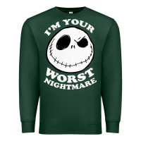 Sports Green j.a.c.k  skel.ling.ton  worst nightmare t shirt Premium Sweatshirt - artisFamous