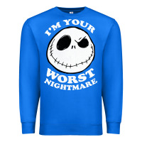 True Royal j.a.c.k  skel.ling.ton  worst nightmare t shirt Premium Sweatshirt - artisFamous