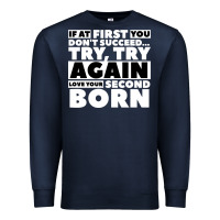 Navy second born gifts Premium Sweatshirt - artisFamous