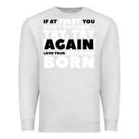 Oatmeal Heather second born gifts Premium Sweatshirt - artisFamous