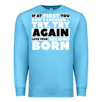 Ocean Blue second born gifts Premium Sweatshirt - artisFamous