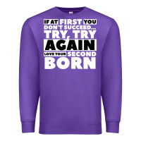 Purple second born gifts Premium Sweatshirt - artisFamous