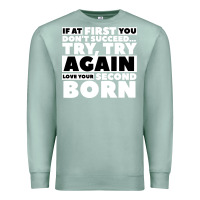 Seafoam second born gifts Premium Sweatshirt - artisFamous