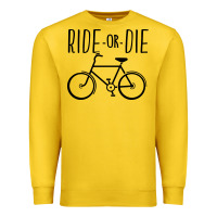 Lemon ride or die bicycle Premium Sweatshirt - artisFamous