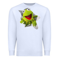 White kermit the frog Premium Sweatshirt - artisFamous