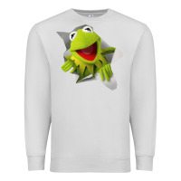 Dove Grey kermit the frog Premium Sweatshirt - artisFamous