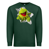 Sports Green kermit the frog Premium Sweatshirt - artisFamous